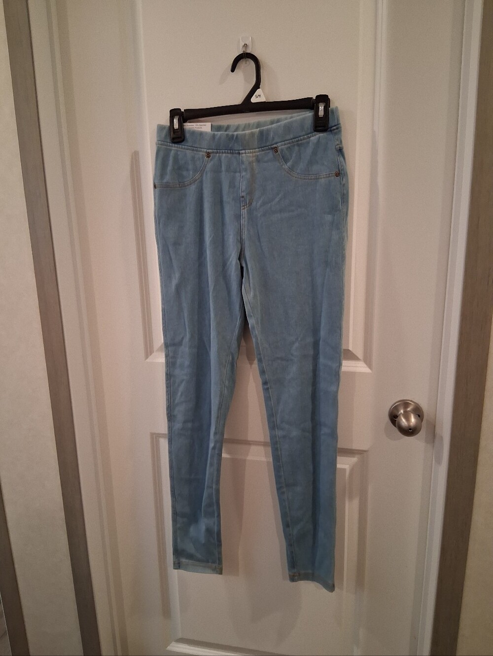 Lildy Light Blue Stretch Skinny Jeggings Size Small/mexium New With Tags